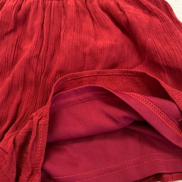 Purple Snow Red Spaghetti strap Romper size Small - Picture 13 of 15